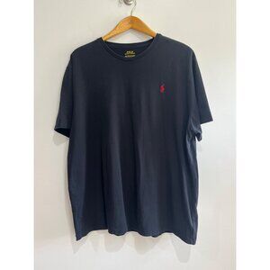 Polo Ralph Lauren T-Shirt Mens XXL Black Red Pony Short Sleeve